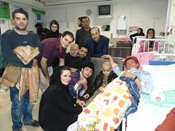 بازدیدهنرمندان از بخش خون بیمارستان کودکان تبریز